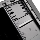 Silverstone sst-ps13b midi tårnhus (sort | 2x USB-A)