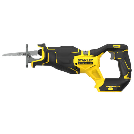 Stanley fatmax v20 18v børsteløs frem- og tilbagegående sav (sort gul, batteri og oplader medfølger ikke)