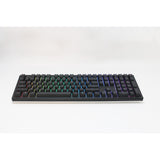 Ducky zero 6108 klassisk sort rgb mekanisk gaming-tastatur (sort, us-layout (qwerty), cherry mx2a speed silver, 100%, rgb-lysdioder, double-shot pbt, hot swap, 2,4ghz | bluetooth | usb-c)
