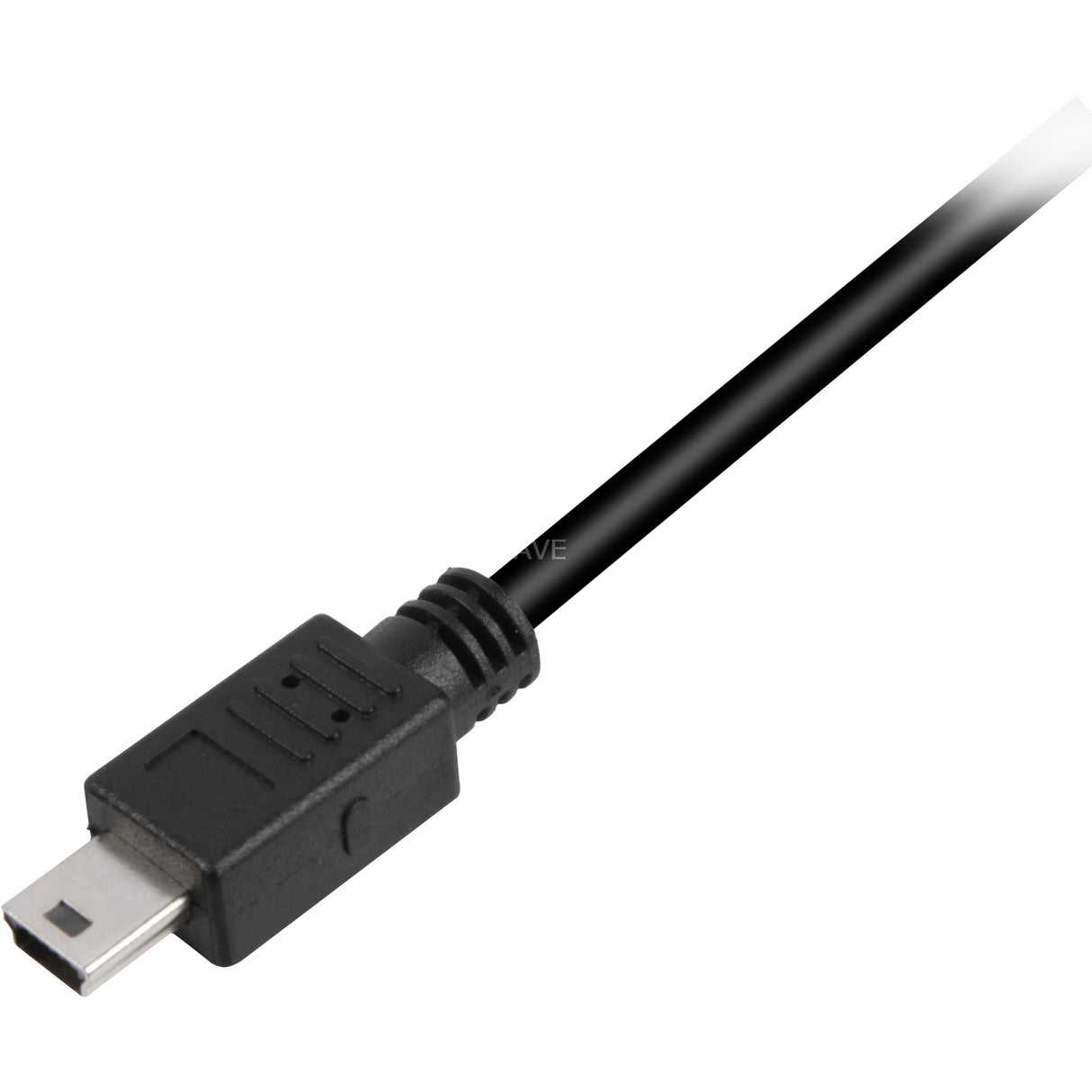 Sharkoon USB-A 2.0 > mini USB-B-kabel (sort, 2 meter, dobbelt afskærmning)