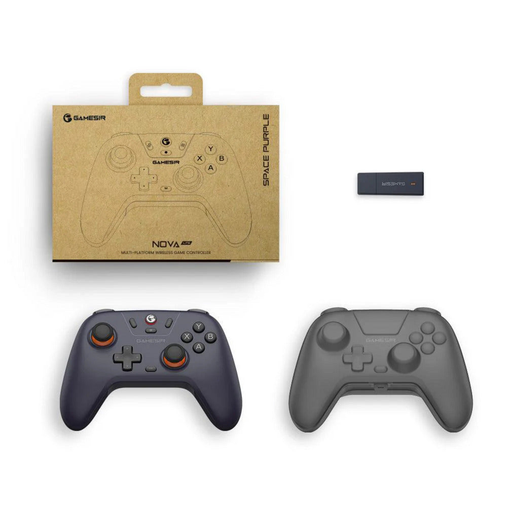 Gamesir Nova Lite multiplatform controller (mørkeblå, PC, Steam, Android, iOS, Switch, Bluetooth 2,4 GHz USB)