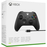 Microsoft Xbox Wireless Controller + USB-C-kabel (sort, inkl. USB-C-kabel | PC, Xbox One, Xbox Series X, Xbox Series S)