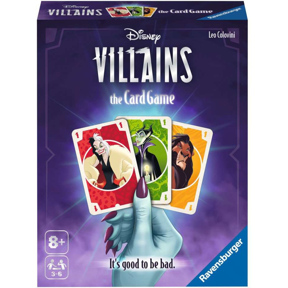 Ravensburger Disney skurke kortspil (hollandsk, 3 - 6 spillere, 15 minutter, fra 8 år)