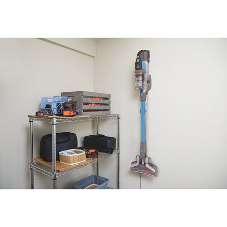 Black+decker 36v 4-i-1 stavstøvsuger (lyseblå grå)