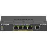 Netgear 5-ports gigabit ethernet poe+ unmanaged switch (gs305pp) (sort)