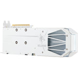 Powercolor Radeon RX 9060 XT Hellhound Spectral White 16G grafikkort (hvidt, RDNA4, GDDR6, 2x Display Port, 1x HDMI 2.1)