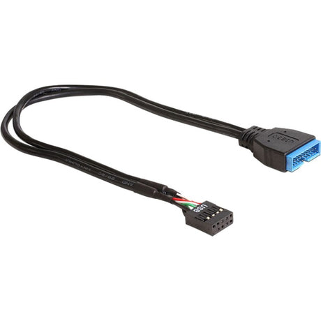 Delock USB 2.0 > 3.0 header-adapter (sort, 0,3 meter)