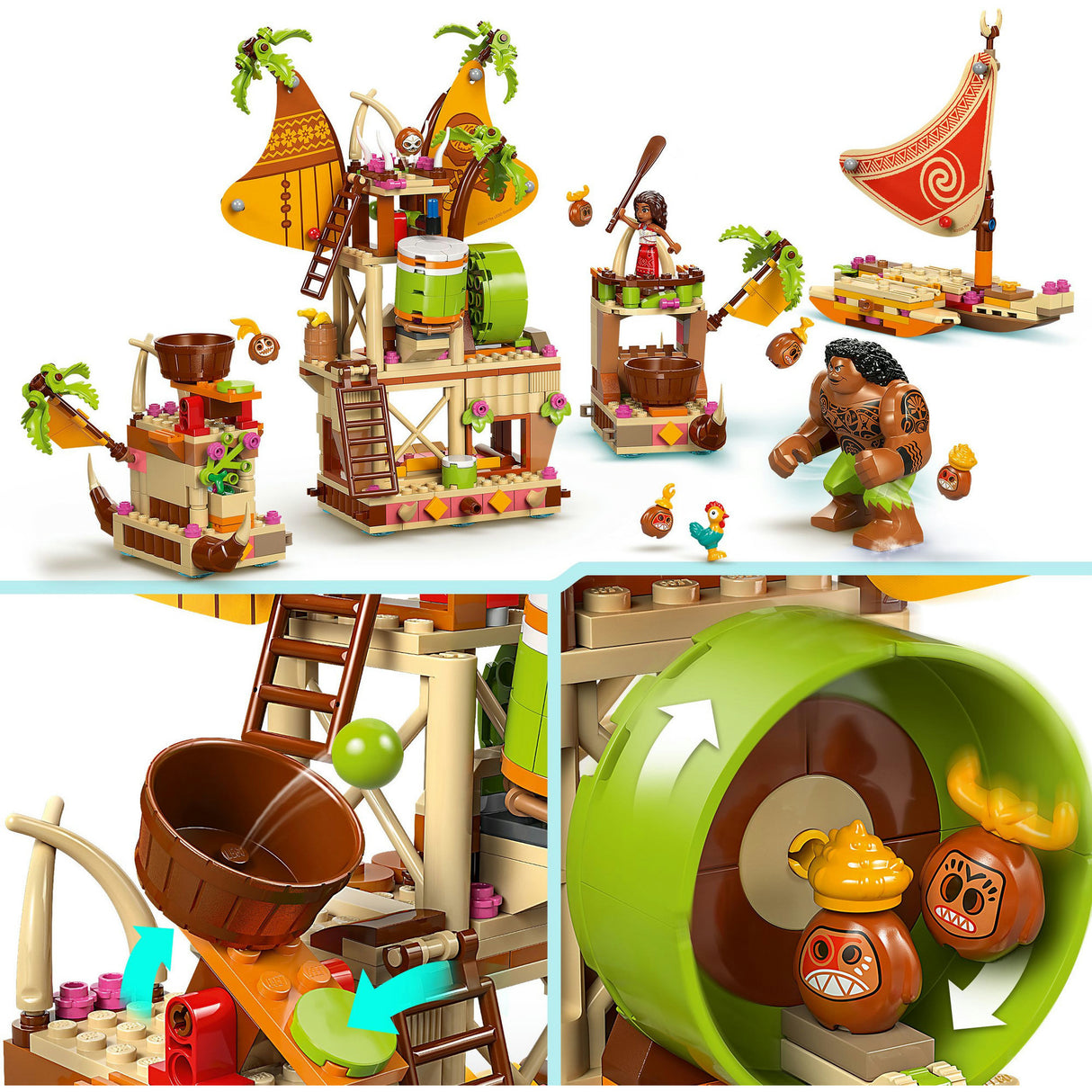 Lego Disney Vaiana 2 Kakamora-båd - 43258