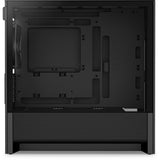 Nzxt h3 flow midi tårnhus (sort (mat) | 1x USB-A | 1x USB-C | hærdet glas)