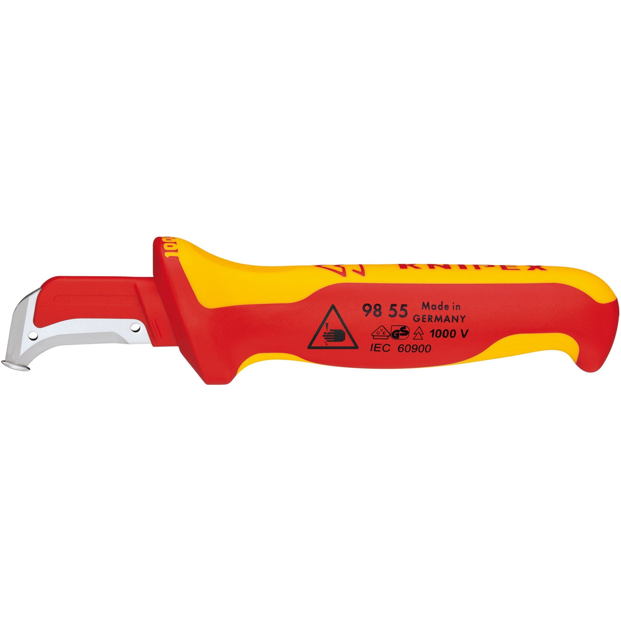 Knipex demonteringskniv 9855sb (rød gul, 180 mm)