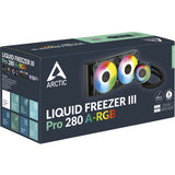 Arctic Liquid Freezer III Pro 280 A-RGB vandkøling (sort, 4-pin PWM blæserstik)