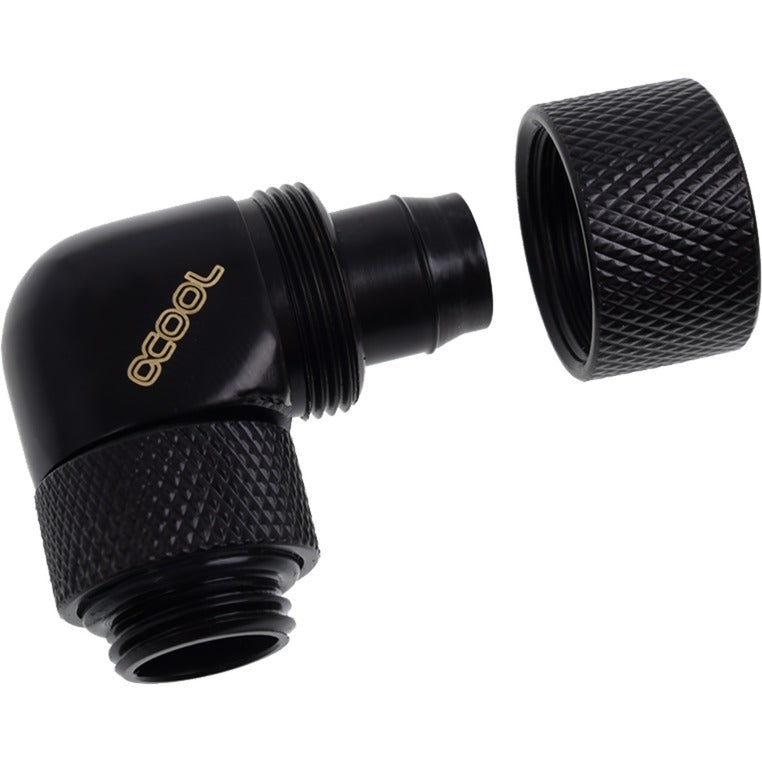 Alphacool eiszapfen 13 10mm kompressionsfittingforbindelse (sort, drejelig på gevindsiden)