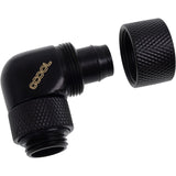 Alphacool eiszapfen 13 10mm kompressionsfittingforbindelse (sort, drejelig på gevindsiden)
