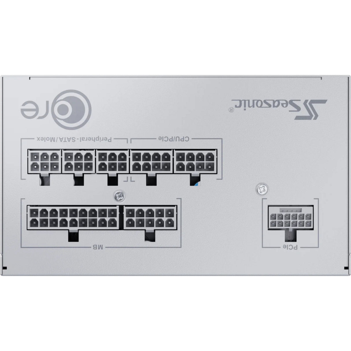 Seasonic core gx-750-v2-white modulær 750 watt strømforsyning (hvid, 1x 12v-2x6, 2x pcie)