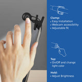 Act Connectivity Dæmpbar Clip-On Laptop LED Light Bar LED Bar (sort, USB-drevet, 3000k-6500k)