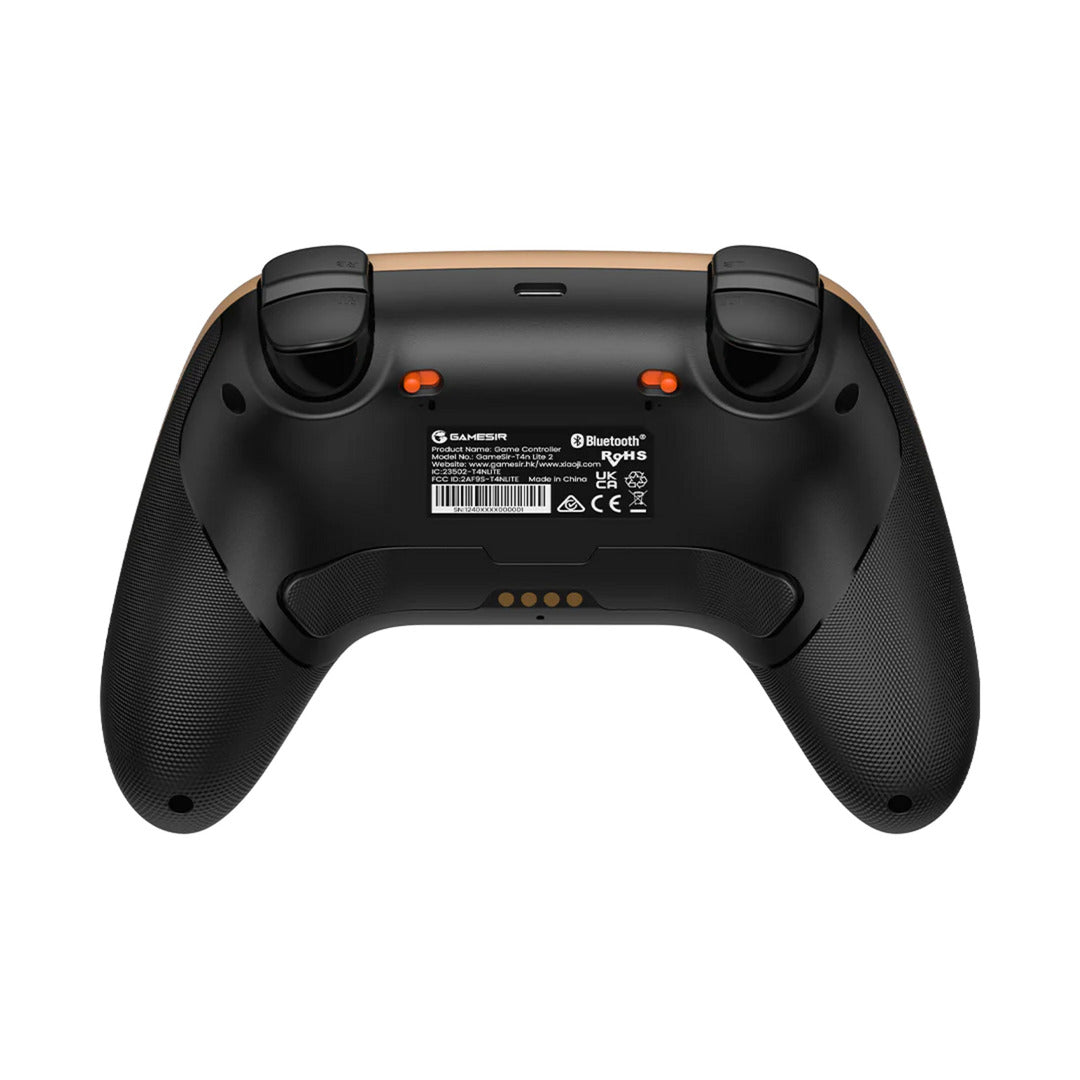 Gamesir Nova 2 Lite Multiplatform Wireless Game Controller Champion Edition (Gold Black, Switch, PC, Android og iOS, Bluetooth 2,4 GHz USB)