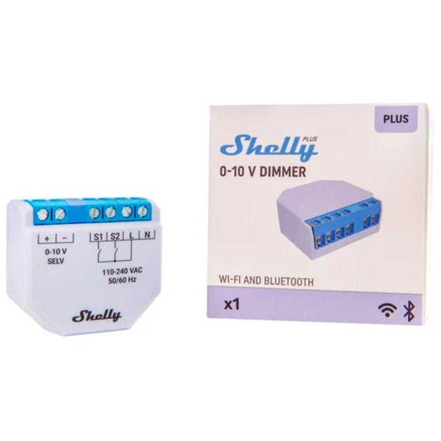 Shelly plus lysdæmper 0-10v