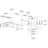 Neomounts FL40-450BL11 TV-stangmontering (sort)