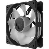 Asus tuf gaming tr120 argb reverse case fans (sort, 3 stykker, 120 x 120 x 28 mm)