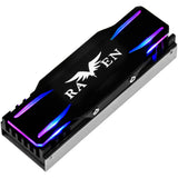 Silverstone TP03-ARGB heatsink (sort, velegnet til m.2 2280 SSD)