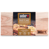 Weber western red cedar træplanker - lille aroma træ (2 stk, 15 x 30 cm)