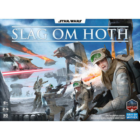 Asmodee star wars: battle of hoth brætspil (hollandsk, 2 - 4 spillere, 30 minutter, fra 8 år)
