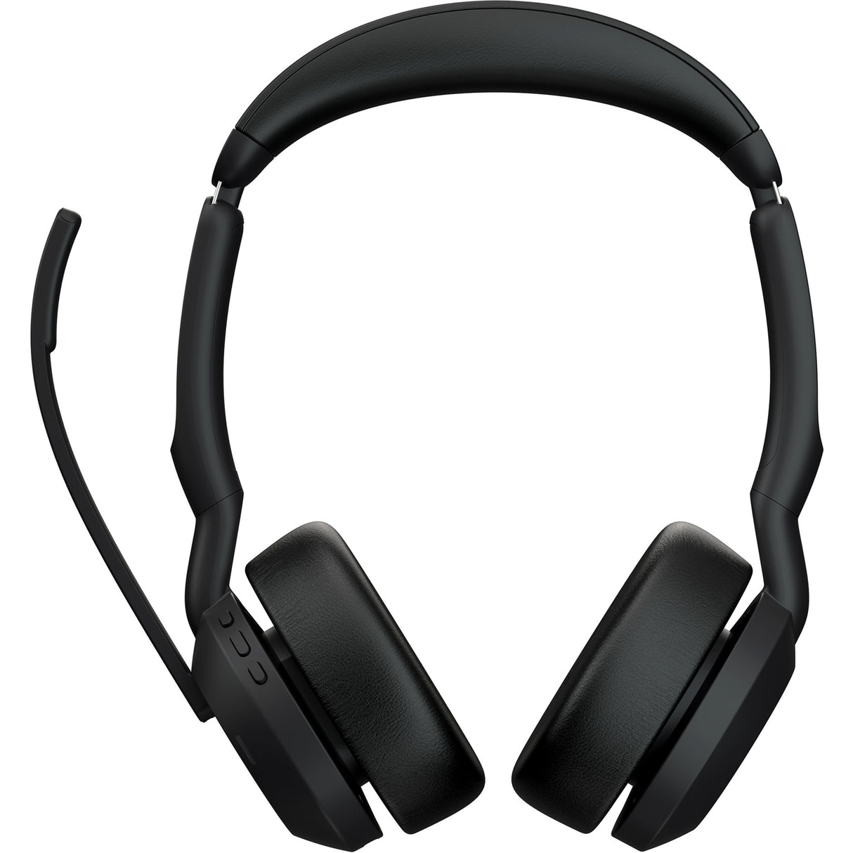 Jabra evolve2 55, inkl. ladestander on-ear headset (sort, stereo, uc, usb-c, link380c)