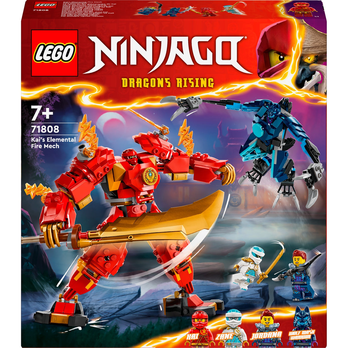 Lego ninjago 71808 kais elemental fire mech