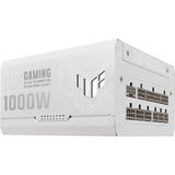 Asus tuf gaming gold white edition modulær 1000 watt strømforsyning (hvid, 1x 12v-2x6, 4x pcie)