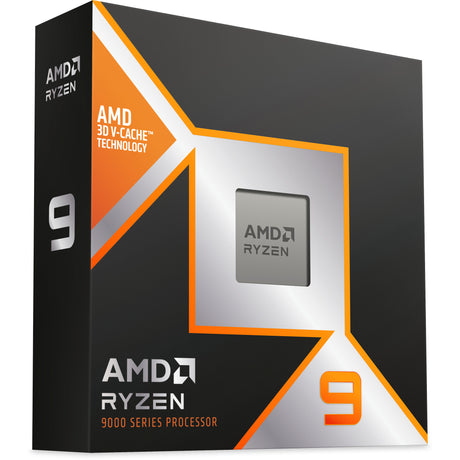 AMD Ryzen 9 9950x3D, 4,3 GHz (5,7 GHz Turbo Boost) socket AM5-processor (ulåst, i æske)