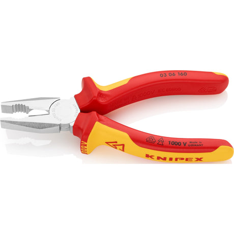 Knipex 03 06 160 kombitang forkromet comfort vde 160mm