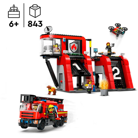 Lego city brandstation og brandbil - 60414