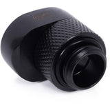 Alphacool eiszapfen 8mm offset stykke roterbar g1 4 ag til g1 4 ig tilslutning (sort)
