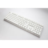Ducky one 3 classic pure white, tastatur (hvid, us-layout, cherry mx blue, rgb led, double-shot pbt, hot-swappable, quack mekanik)