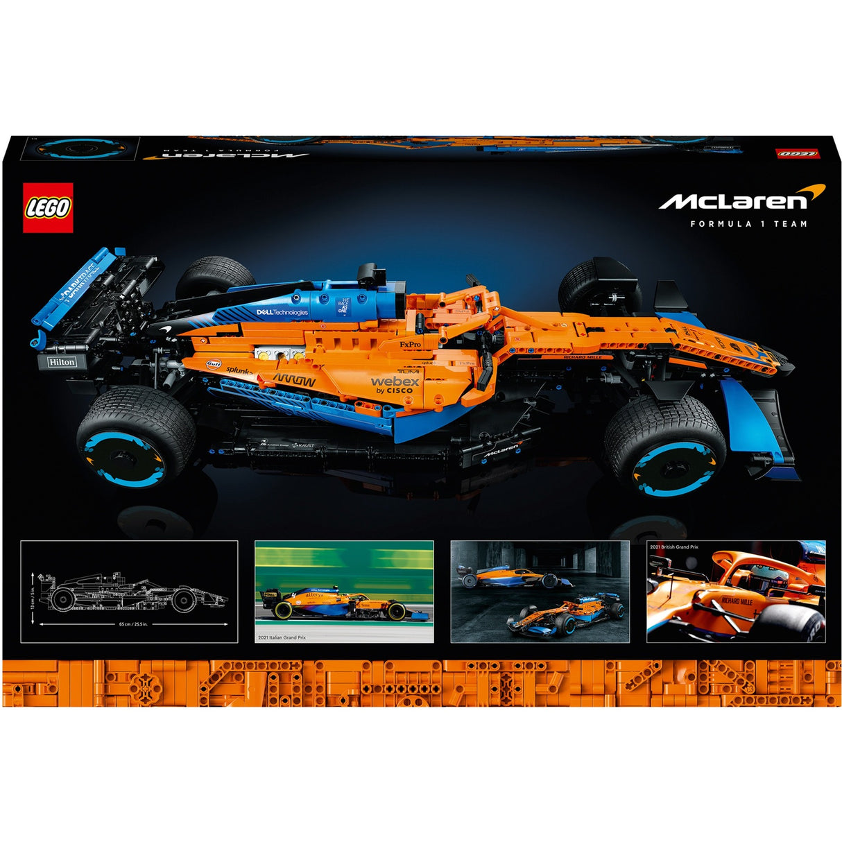Lego technic mclaren formula 1 2022 racerbilsæt til voksne - 42141