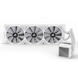 Sharkoon s100 argb vandkøling (hvidt, 4-benet pwm ventilatorstik)