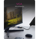 Icy box ib-ac502a hdmi til vga adapter (sort)