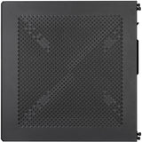 Silverstone milo 12 mini tårnhus (sort | 2x USB-A | 1x USB-C)
