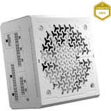Corsair rm850e (2025) hvid modulær 850 watt strømforsyning (hvid, 1x 12v-2x6, 2x pcie)