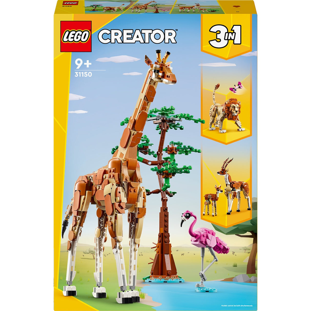 Lego creator 3i1 safaridyr - 31150