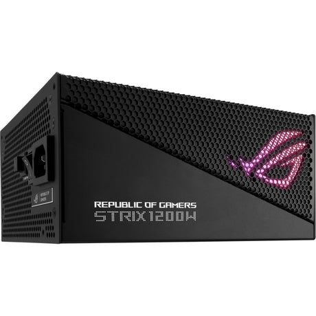 Asus rog strix gold aura edition modulær 1200 watt strømforsyning (sort, 1x 12vhpwr, 4x pcie)