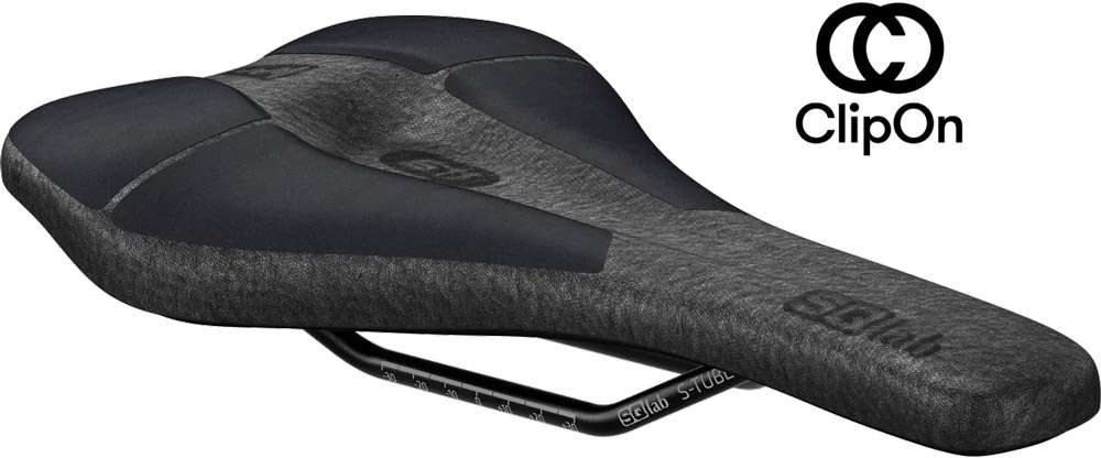 Sqlab 611 clip-on infinergy® ergowave® active 2.1 mig s-tube sadel