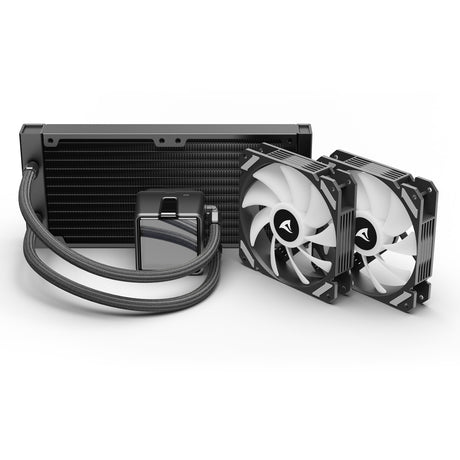Sharkoon s50 argb vandkøling (sort, 4-benet pwm)