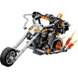 Lego marvel - ghost rider mech motorcykel byggelegetøj (76245)