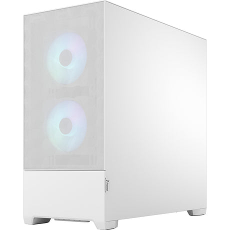 Fractal design pop air rgb midi tårnhus (hvid | 2x usb-a | rgb | hærdet glas)