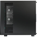 Montech xr wood midi tårnhus (sort | 1x USB-A | 1x USB-C | RGB | vindue)