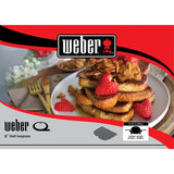Weber halv planca til q 2100n, q 2200n og q 2800n+ grillplade (sort)