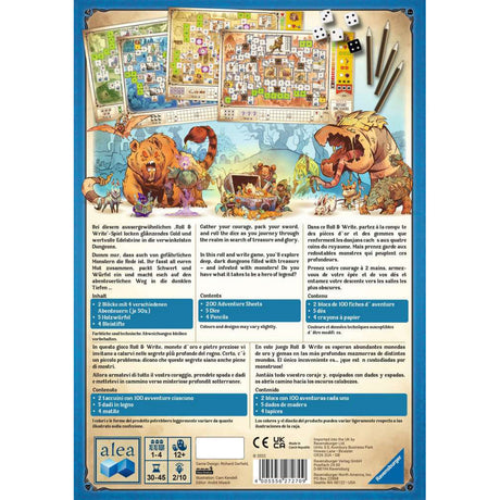 Ravensburger fangehuller, terninger og farebrætspil (engelsk, 1 - 4 spillere, 30 - 45 minutter, fra 12 år)