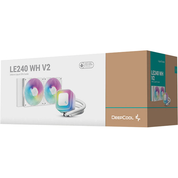 Deepcool le240 v2 vandkøling (hvid)