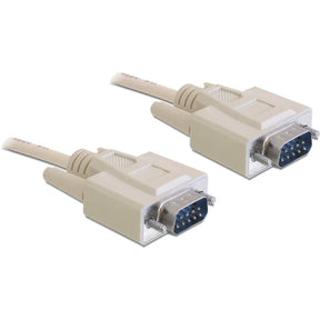 Delock seriel rs-232 sub-d9 han > rs-232 sub-d9 han, 1 m kabel (82980)
